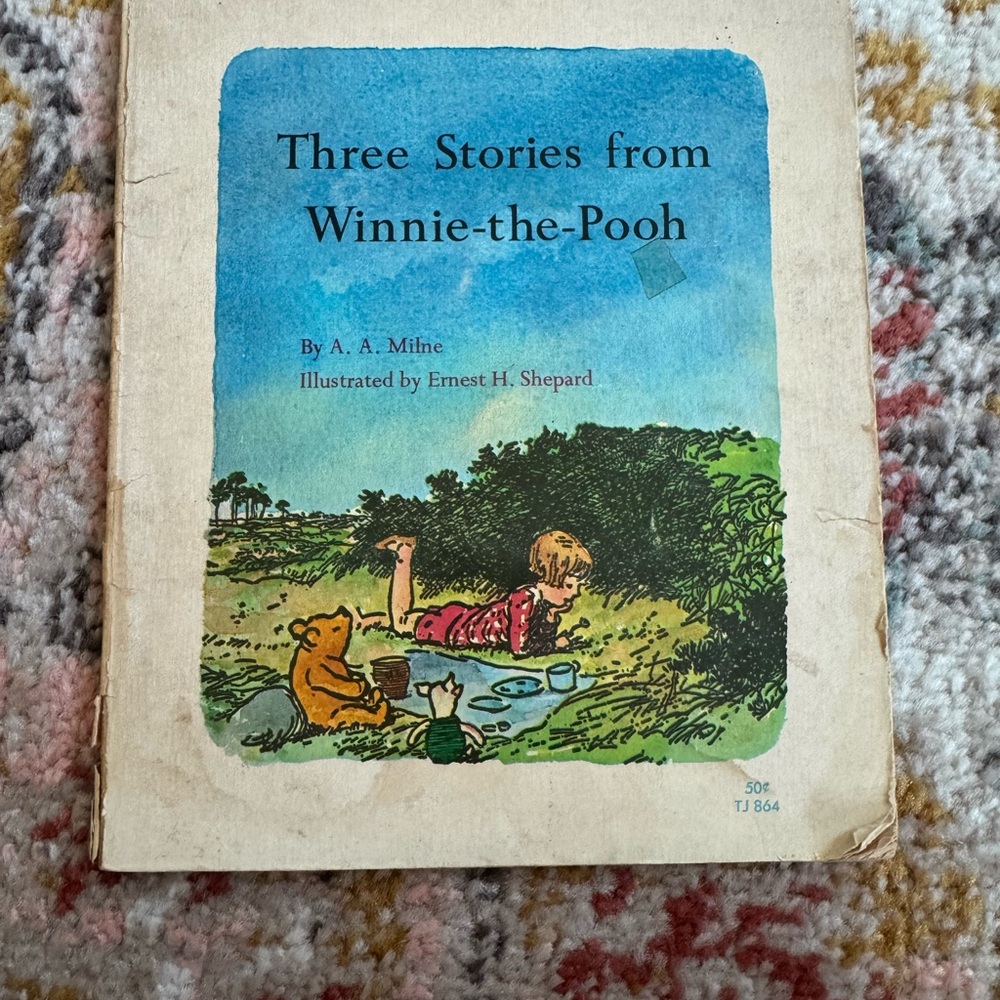 VINTAGE - copyright 1929 - Three Stories from Winnie-the-Pooh Book